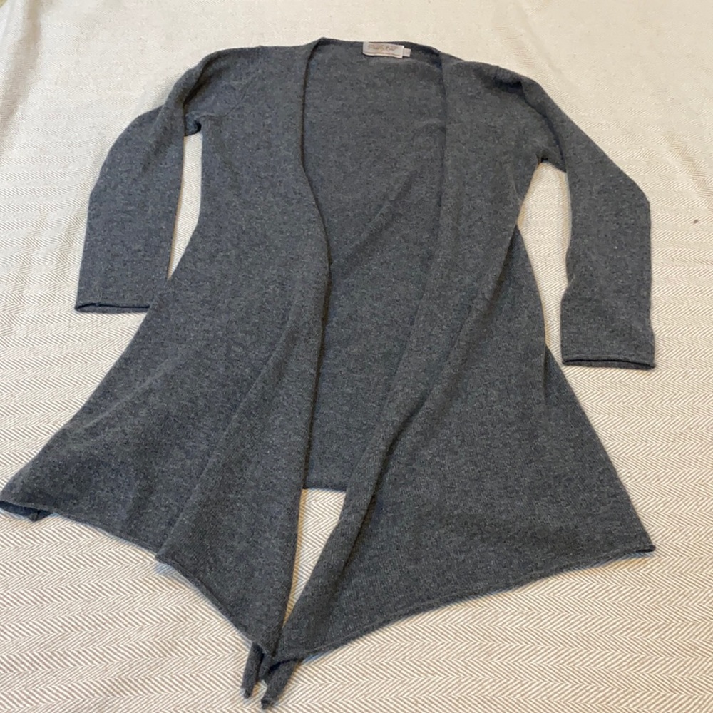 Beautiful Charcoal Cashmere Cardigan